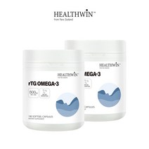 헬스윈 알티지 오메가3 1000mg 180캡슐 (rTG오메가3), 2개, 180정