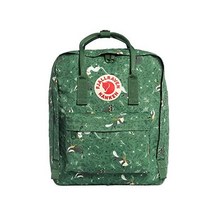 Fjallraven 피엘라벤 Fj올ra브이en 칸켄 아트16 럭색 가방 백팩 104955, Mehrfarbig (Green Fable)