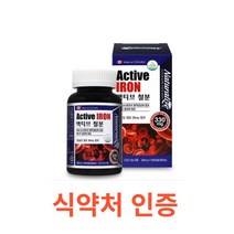 네추럴라이즈 액티브 철분 100캡슐 철분 영양제 철분 보충제 헤모그로빈 비헴철 임산부 철분 청소년 가임기 여성 철분제 캐나다 대용량 영양제 온가족 에너지생성 필수영양소 철분제, 1통, 100캡슐X4개