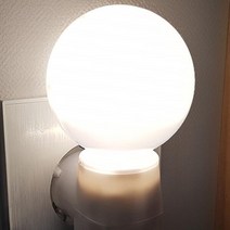 아트박스/트윈스파파 각도조절 LED 소형 미니 작은 콘센트 취침등, 볼/주광색(하얀빛)