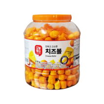 진하고 고소한 체다치즈 치즈볼 CHEESE BALLS 자꾸 손이가는 과자 아이들 군것질거리, 350g, 1개