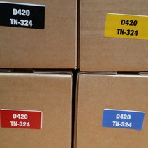 [신도/미놀타] 재생토너 D420 D421 D422 CM2071 CM3031 CM3091 (검정:28K/컬러:26K) TN-324 (BIZHUB-C225/C230/C236), 1개, 파랑