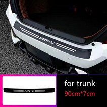 도어 스커프범용 탄소 섬유 자동차 문 씰 스커프 스크래치 방지 스티커 임계 스트립 혼다 HRV 4 개, 02 Used of a trunk.