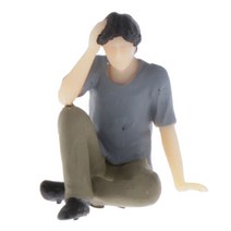 THE VEDO SHOP 1:64 피규어 디오라마 유니폼 소녀 일본 소년-장면 세터 피규어 디스플레이 장난감 playset 용 액션 피규어 모델, 생각 소년