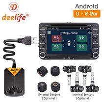 한국 타이어 교체 셀프 가성비 호환 deelife tpms android 타이어 압력, mu9f - 외부, 씨엔