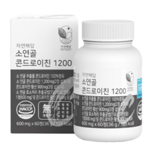 자연해답 소연골 콘드로이친 1200, 60정, 4박스