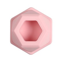 시멘트 금형 실리콘 크리 에이 티브 다각형 콘크리트 꽃 냄비 꽃병 사무실 장식 DIY 점토 Cementsilica, [03] Pink