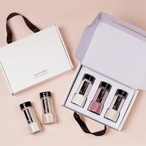 소금공장 3조세트 29종 소금답례품 조문답례품 돌잔치답례품 돌답례품 장례답례품 결혼식답례품 명절답례품, 핑크비법+핑크허브+핑크뽕잎, 1세트