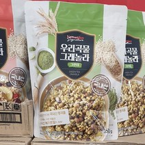 우리곡물 그래놀라 그린티 350g, Granola