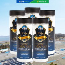 비금농협 [비금농협] 천일염 가는소금(요리용) 200gx5통, 1