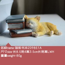 고양이 캐릭터 미니어처 소품 인테리어 장식품, 옵션 E