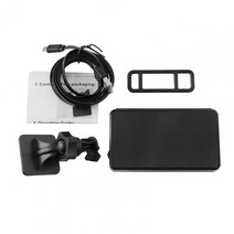 자동차속도계 UHD 헤드업디스플레이 호환 GPS 속도계 유용한 오토바이 자동 주행 거리계 차량 거리계견고한, 01 Black