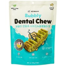 올네이쳐 강아지덴탈껌 버블리 덴탈츄 클로렐라 해초, 클로렐라 해초 2팩