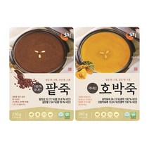 토리식품 [토리식품] 국내산 호박죽 6팩 + 팥죽 6팩(총 12팩), 기타