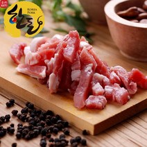 [템포크] 제주흑돼지 한돈 찌개용 500g+500g=1kg, 2개, 500g