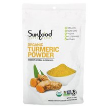Sunfood 유기농 강황 가루 113g(4oz)