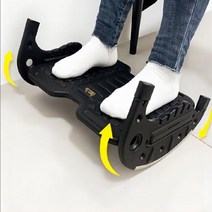 사무실 발받침대 흔들림 접이식 컴퓨터 발받침대 각도조절 발 받침대 블랙