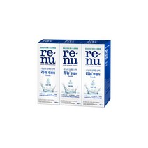 바슈롬렌즈 세척액 리뉴 후레쉬 500ml 3개