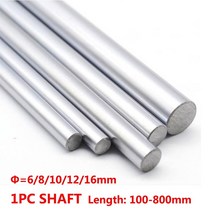베어링 샤프트 휠 베어링1PC 6mm 8mm 10mm OD 선형 샤프트 길이 100-800mm 3D 프린터 축 CNC 부품 용 실린, 400mm, 16mm