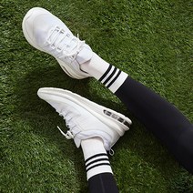 중목 3선 스포츠양말, 화이트+검정선
