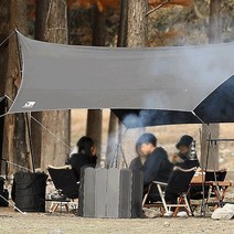 블랙 캠핑 고강도 바람막이 간편한 고정 그늘막 30cm