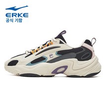 여성 키높이 운동화 런닝화 여자운동화 발편한 사계절 인기템 키높이운동화 조깅화 스니커즈 별빛스토어 Hongxing Erke 아빠 신발 통기성 여성 신발 봄과 여름 새로운 두꺼운 밑창 강화 신발 메쉬 스포츠 레트로 캐주얼 신발