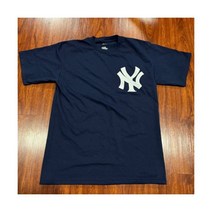 마제스틱 청소년 뉴욕 양키스 해군 저지 셔츠 XL 야구 MLB 남아