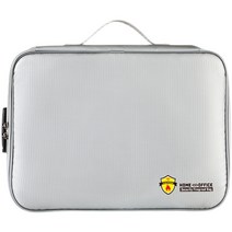 대용량 문서보관가방 데이터 중요서류 계약서 여권, 대형 실버 4단 360x270x100