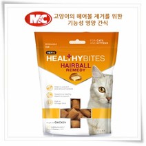 M&C VETIQ 엠씨 캣 헬시바이트(헤어볼레미디) 65g, 1