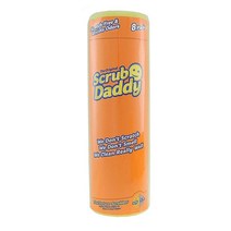 스크럽대디 Scrub Daddy - 오리지널 온도 조절 스크러버 긁힘 방지 및 냄새 8개입 614364, 8 Count (Pack of 1)