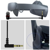 최신안경이어폰블루투스 OculusQuest Pro 헤드셋용 이어폰 오큘러스 퀘스트 프로 VR 안경용 3.5mm 잭 헤드폰 고품질 사운드 게임 장치 용 이어 버드, [01] White