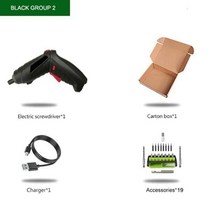 전동공구드릴3.6V 무선 미니 전기 스크루 드라이버 모양 이동 전동 공구 재충전 용 1300mah 리튬 이온 드릴, PTS-026-BLACK5