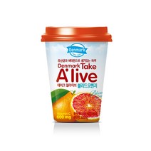 덴마크우유 테이크 얼라이브 스위티 블러드오렌지 250ml X 12개, 망고