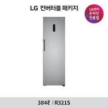 [LG][공식판매점] 컨버터블 패키지 냉장고 R321S (384L), 없음