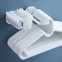 비스토어 집게 바지 걸이 치마 논슬립 치마옷걸이 바지집게 옷걸이, 1개, [추가상품] 옷걸이 정리 수납홀더 / 화이트
