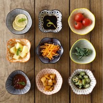 일본식 소스그릇 간장종지 48종, A형 삼각볼, 4