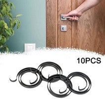 도어 손잡이 용 10pcs 교체 스프링 핸들 레버 내부 코일 수리 스핀들 잠금 비틀림 플랫 섹션 케이블, 한개옵션0