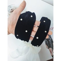 라라앤 벨벳머리띠 벨벳헤어밴드 제니머리띠