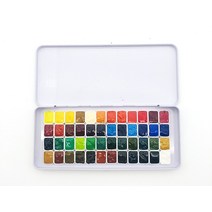 수채화물감 소분 윈저앤뉴튼 고체물감 윈저앤뉴턴 24색 40색, 48색 1ml 화이트 철제 케이스, 낱개 상자