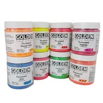 알파(ALPHA) Flourescent 형광 아크릴물감낱색 119ml 시리즈 5 색상, 색상:[6286480]4625 / FlourescentMagenta