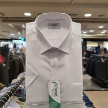 레노마 SH04 구김없고 시원한 모달(텐셀) 일반핏 깔끔한 화이트 반팔 셔츠 RMUSGP-901-WH-99