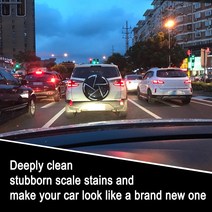 유막제거제HGKJ-자동차 유리 청소 스폰지 1 개 자동차 스크래치 리무버 액체 딥 클렌저 오일 제거 도구 TSL, 한개옵션0