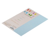 아이엠문구 A5 레인보우카드(205g) 10매 31색 청첩장용지 잉크젯 용지 초대장 상장 스크랩북킹 칼라레이저, NO.15아쿠아블루