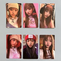 포카 포토카드 시즌그리팅 Kpop 로모 카드 6 개세트 청바지 팬 컬렉션용 OMG 포토 엽서, [02] B
