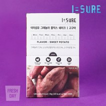 [아이슈어] 식이섬유 그래놀라 풀믹스 고구마 쉐이크 40g/7입, 7개입, 1세트