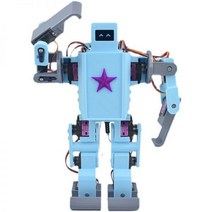 부품 모듈 개발 보드 호환 12dof Biped 휴머노이드 로봇 댄스 도보 컨트롤 오픈 소스 믹스 그래픽 프로그래밍 음성 arduino용, Voice Unassembled_CHINA