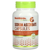 뉴트리바이오틱 NutriBiotic 면역 아스코르브산 나트륨 베지 캡슐 100정, 100개, 1개, 100개