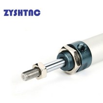 유압리프트 MAL 시리즈 미니 공압 실린더 16/20/25/32mm 보어 25-300mm 스트로크 복동 알루미늄 합금 에어, 08 200mm stroke_03 25mm Bore