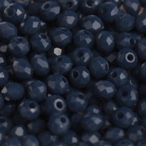 패션메이드391불투명론델비즈 2mm 다크네이비컬러 원석 비즈 구슬 공예 악세사리 반지 재료 비즈팔찌만들기