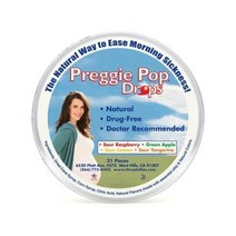 프레지팝 드롭스 - 21방울 - 임신 중 입덧 완화 - 임산부 & 베이비에게 안전 - 글루텐 프리 - 네 가지 맛: 레몬 라즈베리 그린 애플 귤, Lemon/ Raspberry/ Green Apple/, 21 Count (Pack of 1)